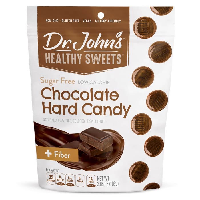 Dr. John's Healthy Sweets Classic Chocolate Hard Candy