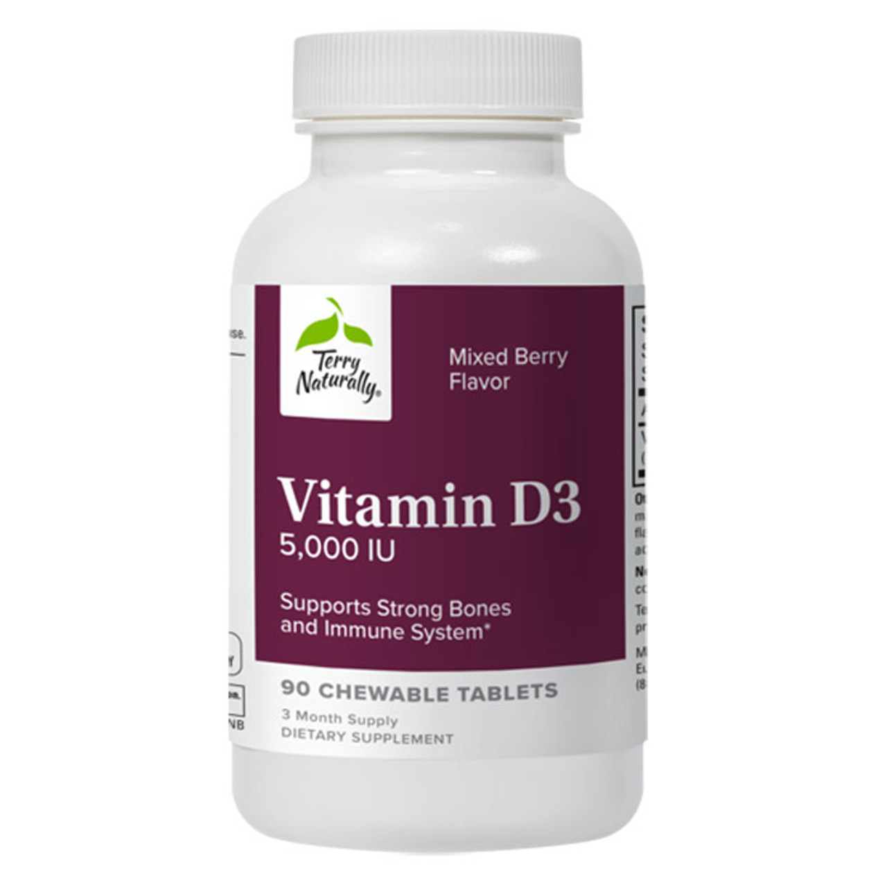Terry Naturally Vitamin D3 Chewables picture of product box